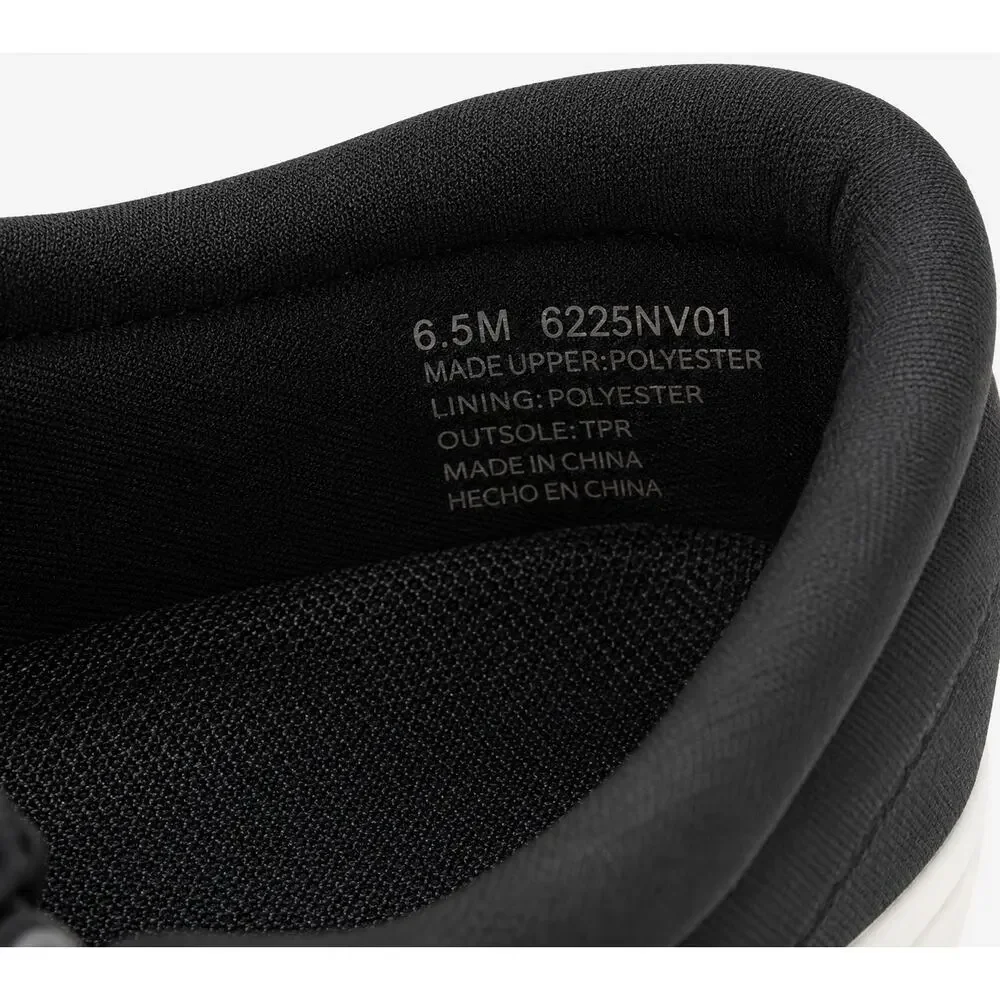 Kensie Soren Women’s Slip On Sneaker Size 6.5 Black Platform Casual Comfort Shoe
